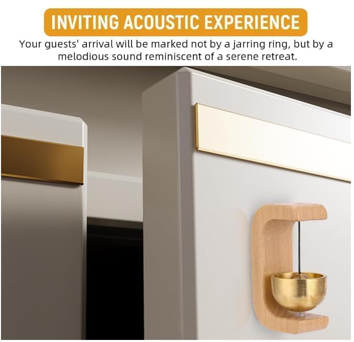 Premium Wooden Brass Bell Chime